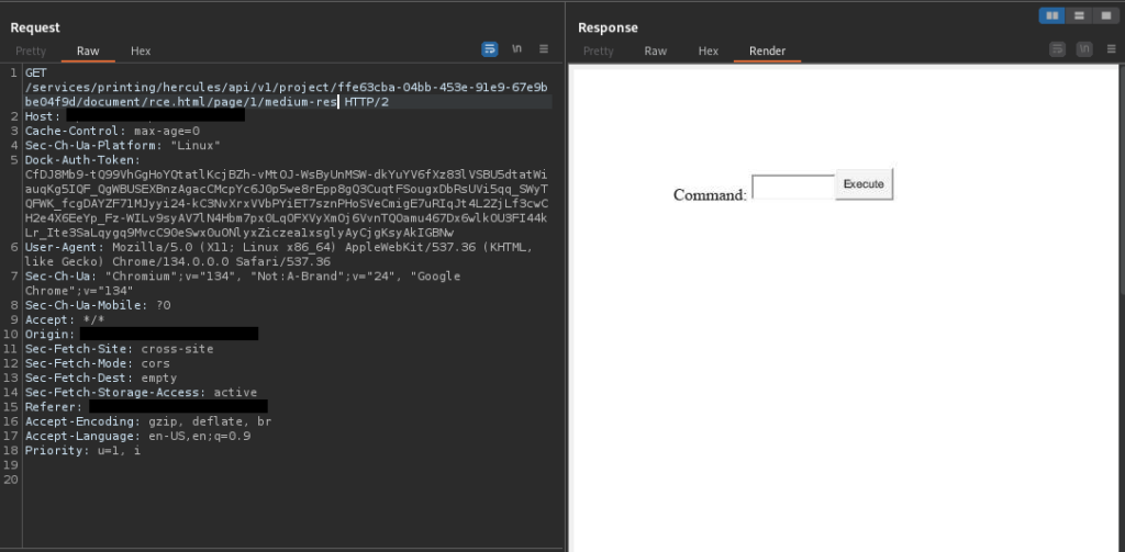 rendered html code as pdf